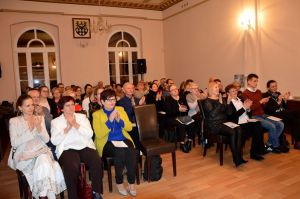 1370th  Liszt Evening. Trzebnica, the District Office, 28th Feb 2020. The performers were Michał Michalski - piano and Juliusz Adamowski - commentary. Photo by Waldemar Marzec.